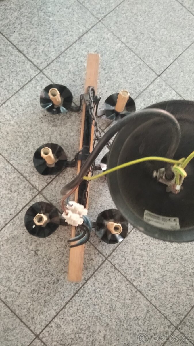 Rustikální lustr - 2