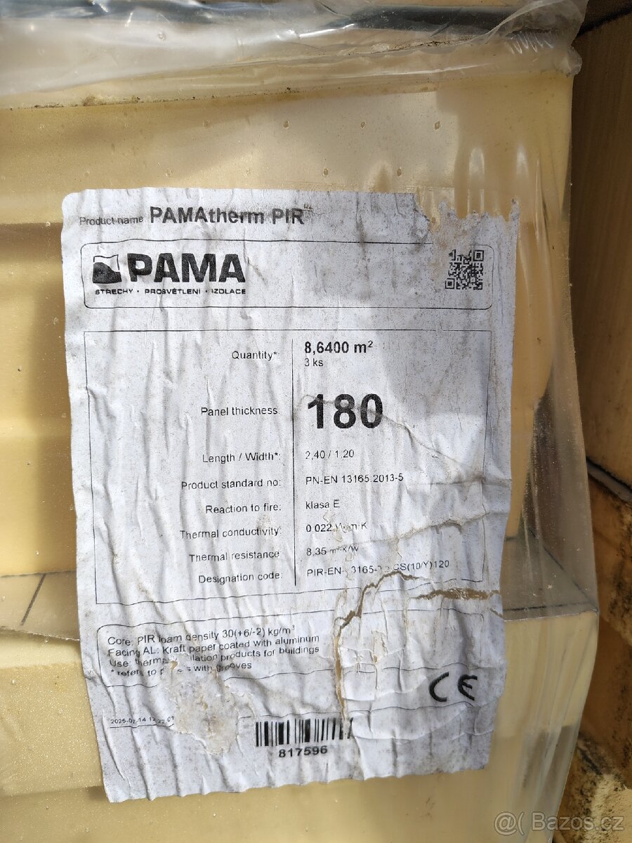 PIR 180 mm PAMATHERM - 2