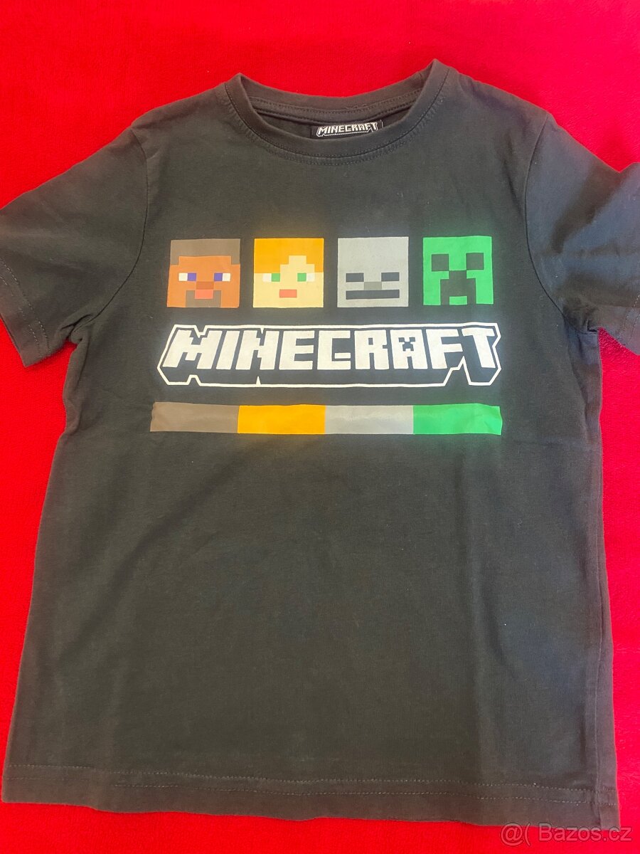 Tričko Minecraft vel.110/116 - 2