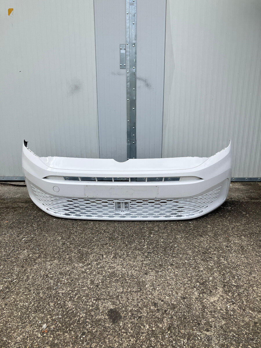 predni naraznik vw caddy v 5 2k7 20- bily - 2