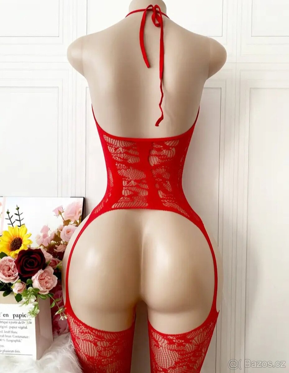 Sexy prádlo červené - nové - 2