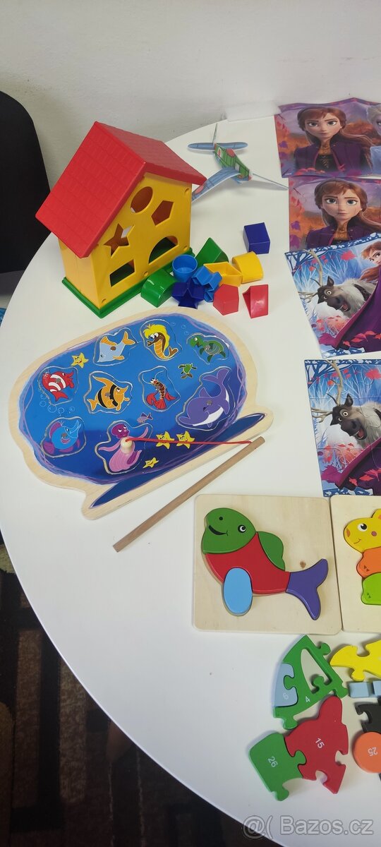 Vkládačky, tvary, puzzle, kostky - 2