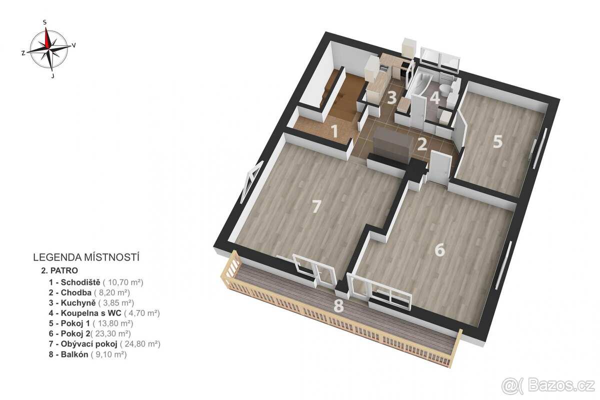 Prodej bytu 3+1 | 84m2 | Nové Město nad Metují - 2