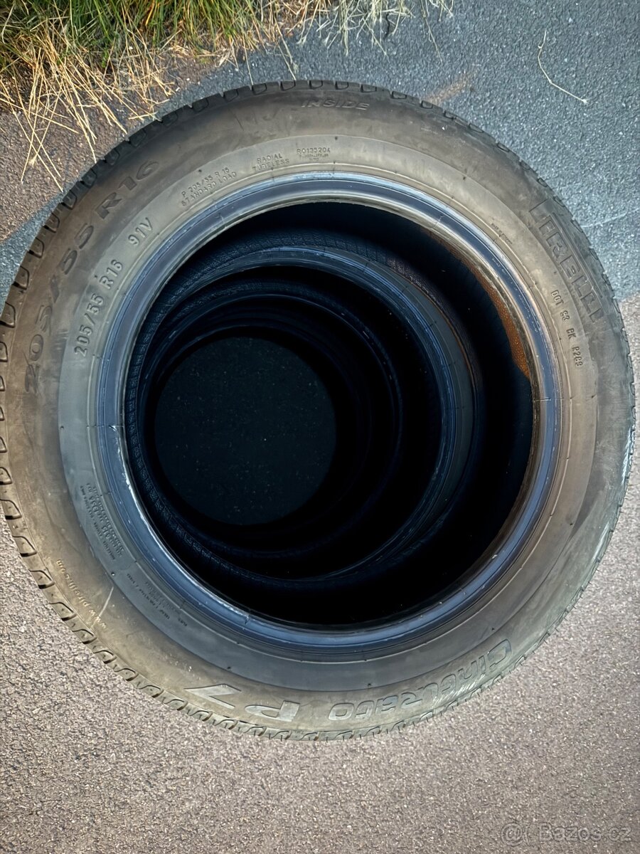 Letní pneu 205/55 r16 91v Pirelli cinturato -4ks - 2