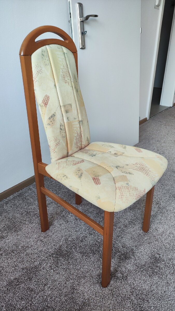 Prodám polstrované židle 6ks - 2