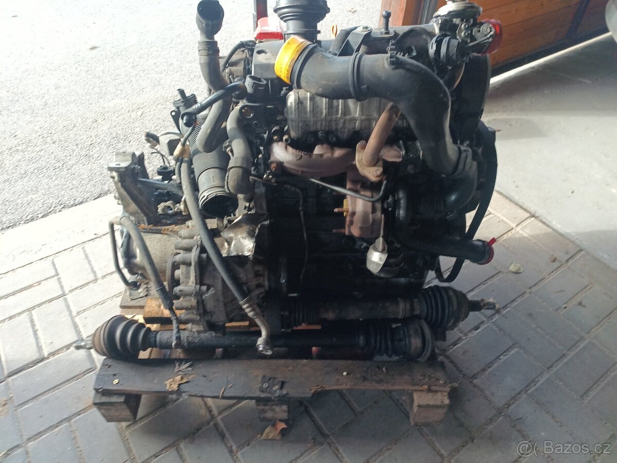 Motor, převodovka 1.9 TDI 74kW ATD Golf, Octavia... - 2