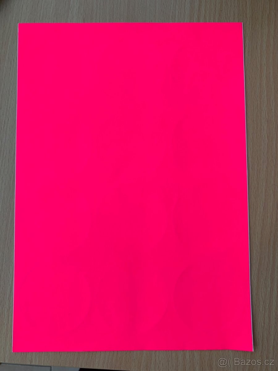 LEVNĚ samolepicí etikety AVERY, RADIANT PINK, kruhové 63 mm - 2