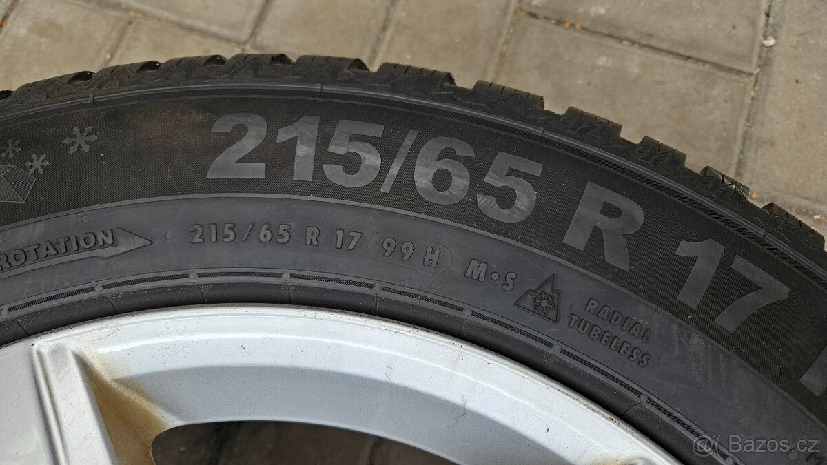 Zánovní Zimní Sada Alu 5x112 215/65 R17 VW Tiguan - 2