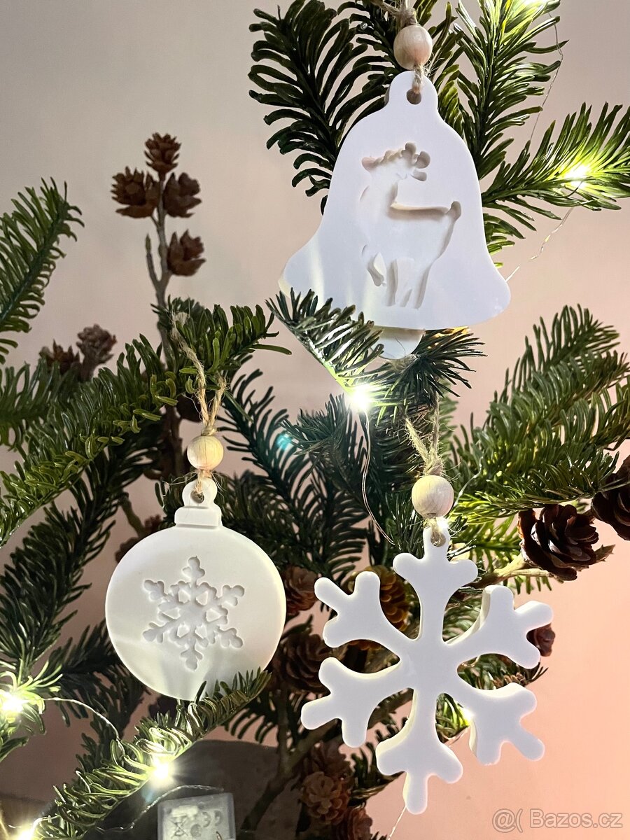 3ks vanocnich ozdob / NOVÉ 149,- - 2