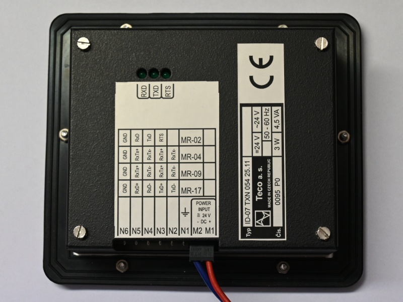 Operátorský panel ID-07 - 2