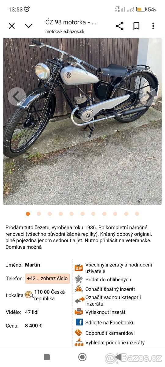 cz 98 predvalecna rok 1937 slapaci - 2