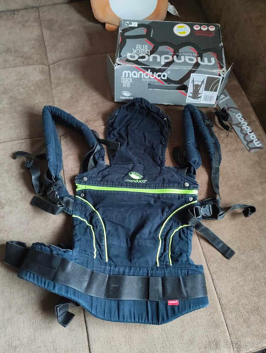 Dětské nosítko Manduca - Black line - 2