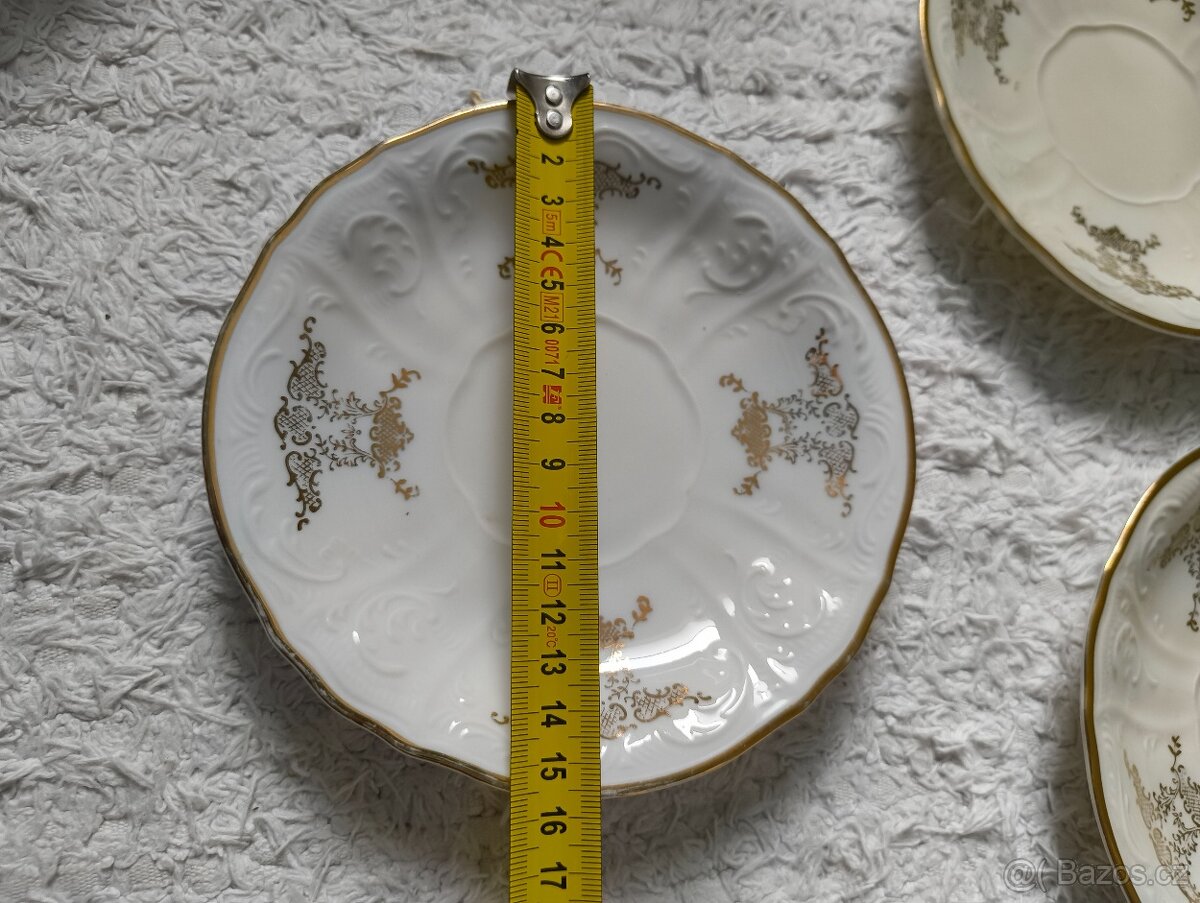Talířky porcelán - 2