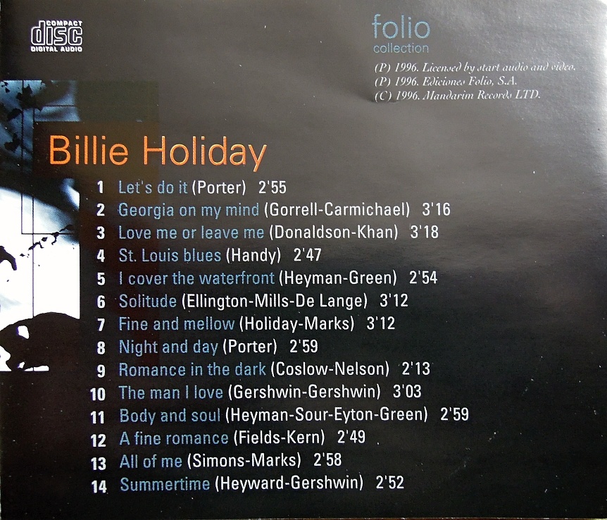 CD Billie Holiday - 2