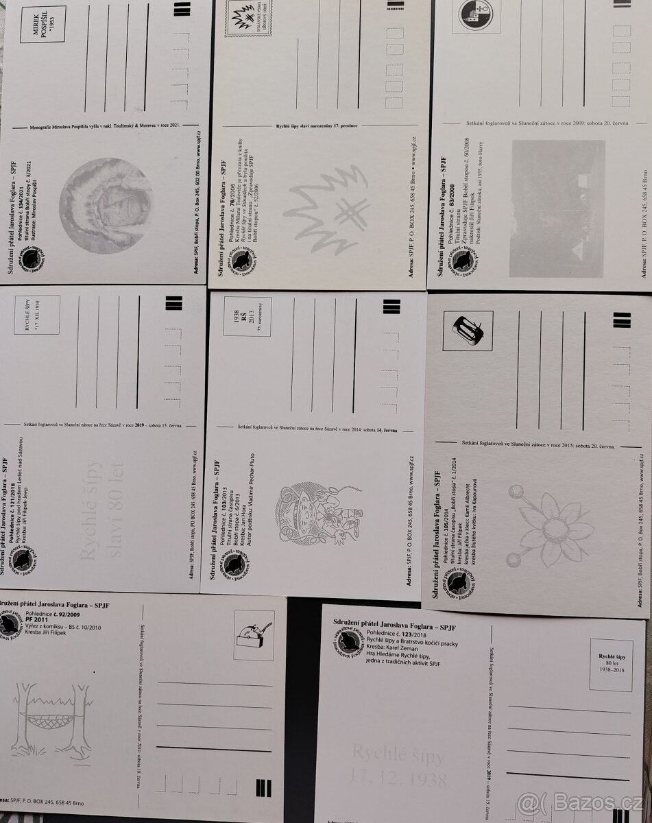 Prodám kreslené pohlednice Rychlé Šípy - 2