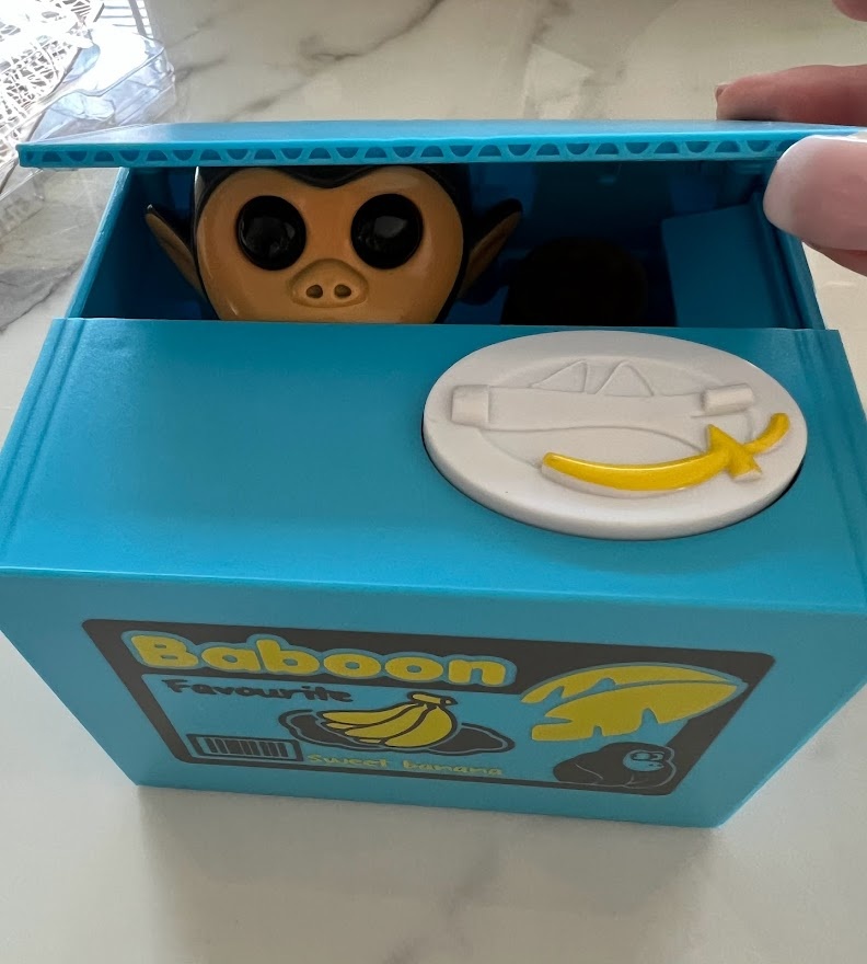 Pokladnička hladová opice NOVÁ - 5 kusů - 2