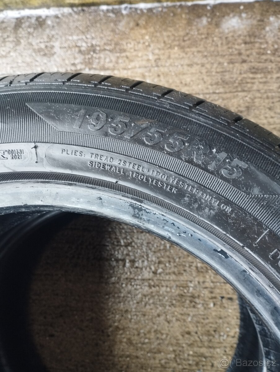 Letní pneu 195/55/15.DOT-0524 - 2