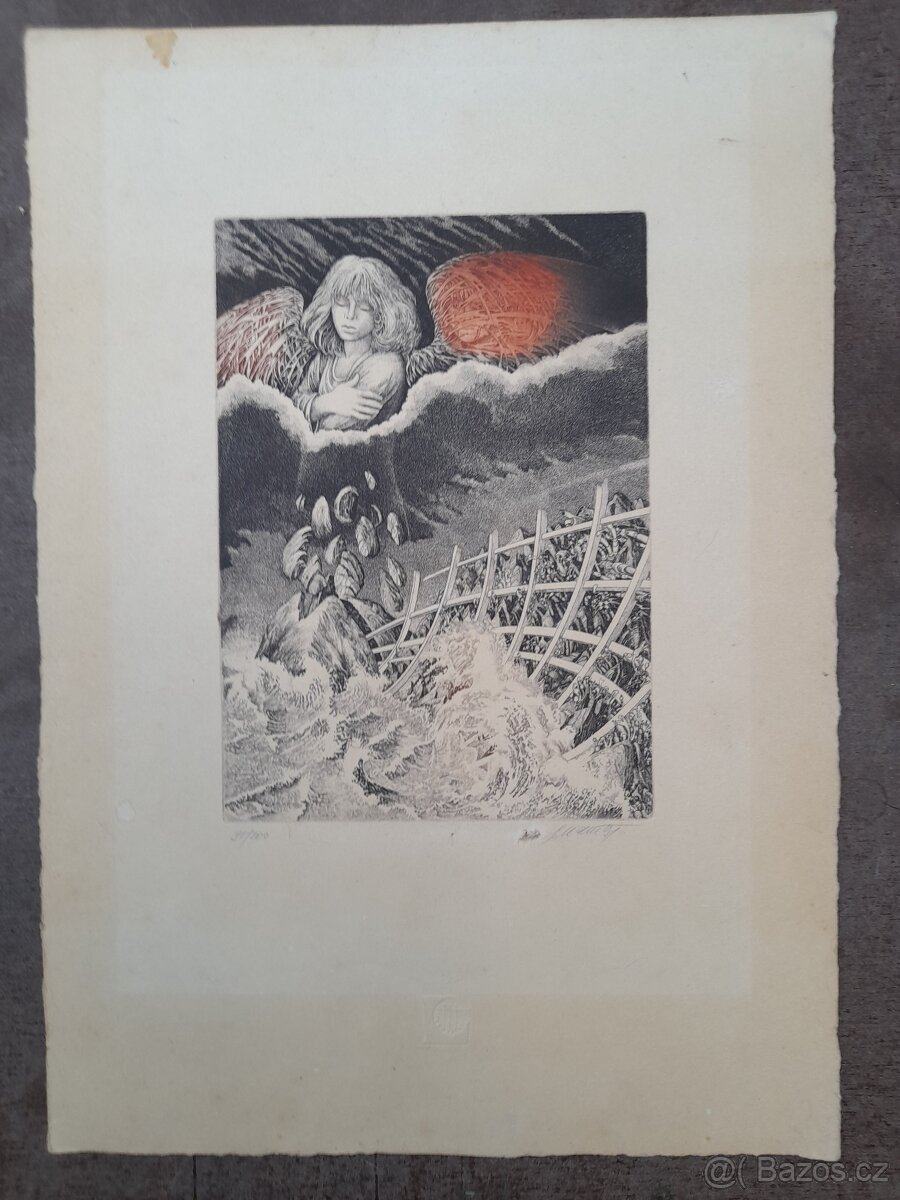 Grafika Josef Dudek Elegie - 2