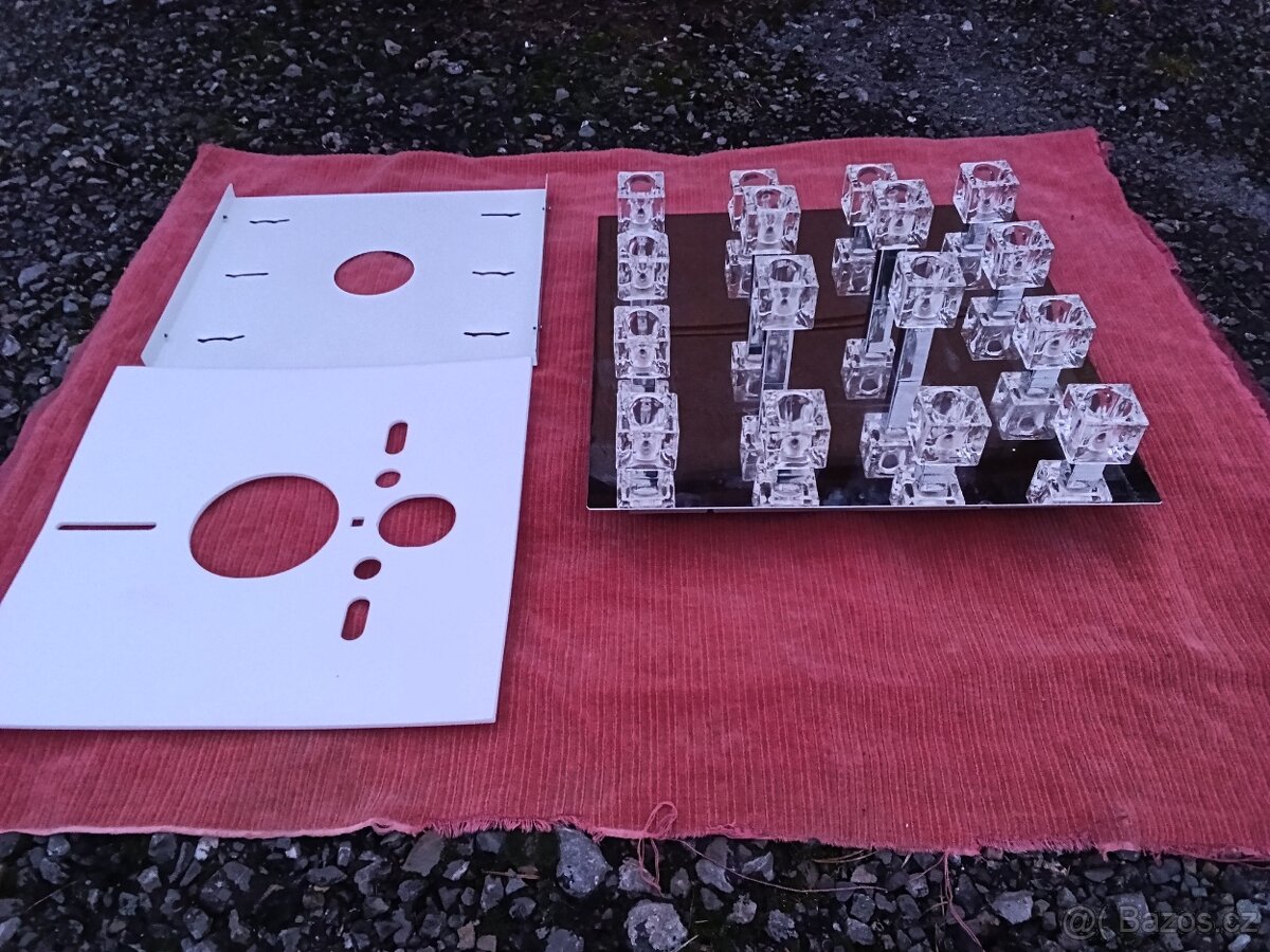 Okrasný chromový lustr - 2