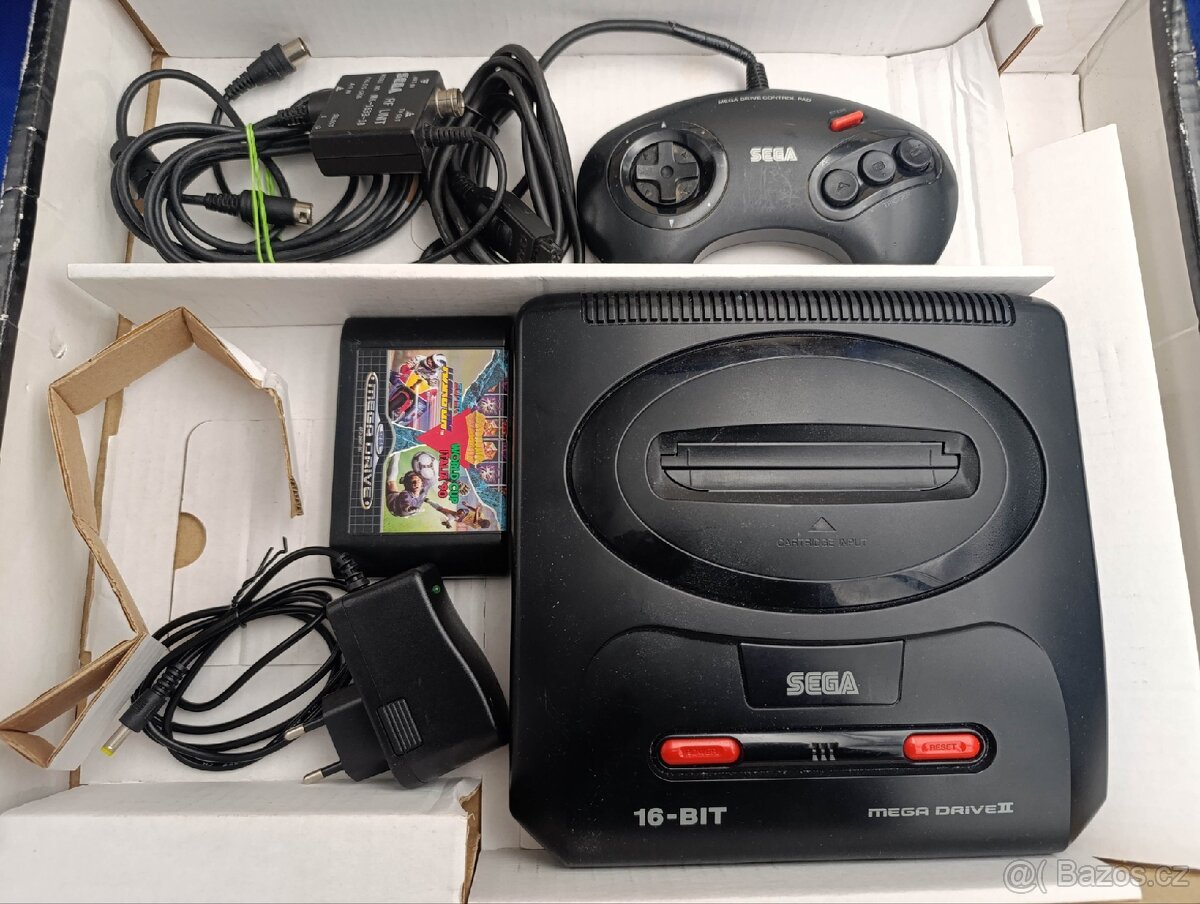 Sega Mega Drive II Boxed + Hry - 2