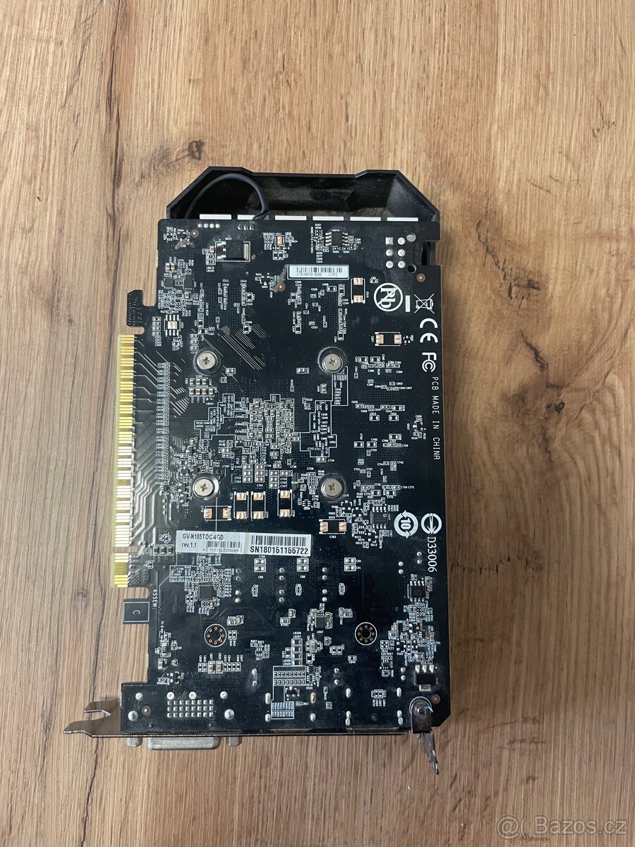 Grafická karta Gigabyte GTX 1050 Ti 4GB - 2
