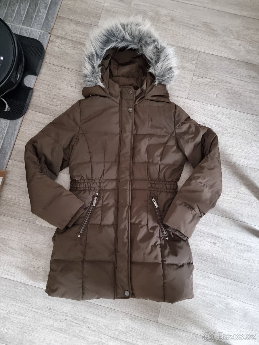 Péřový kabát C&A vel. 152/S - 2