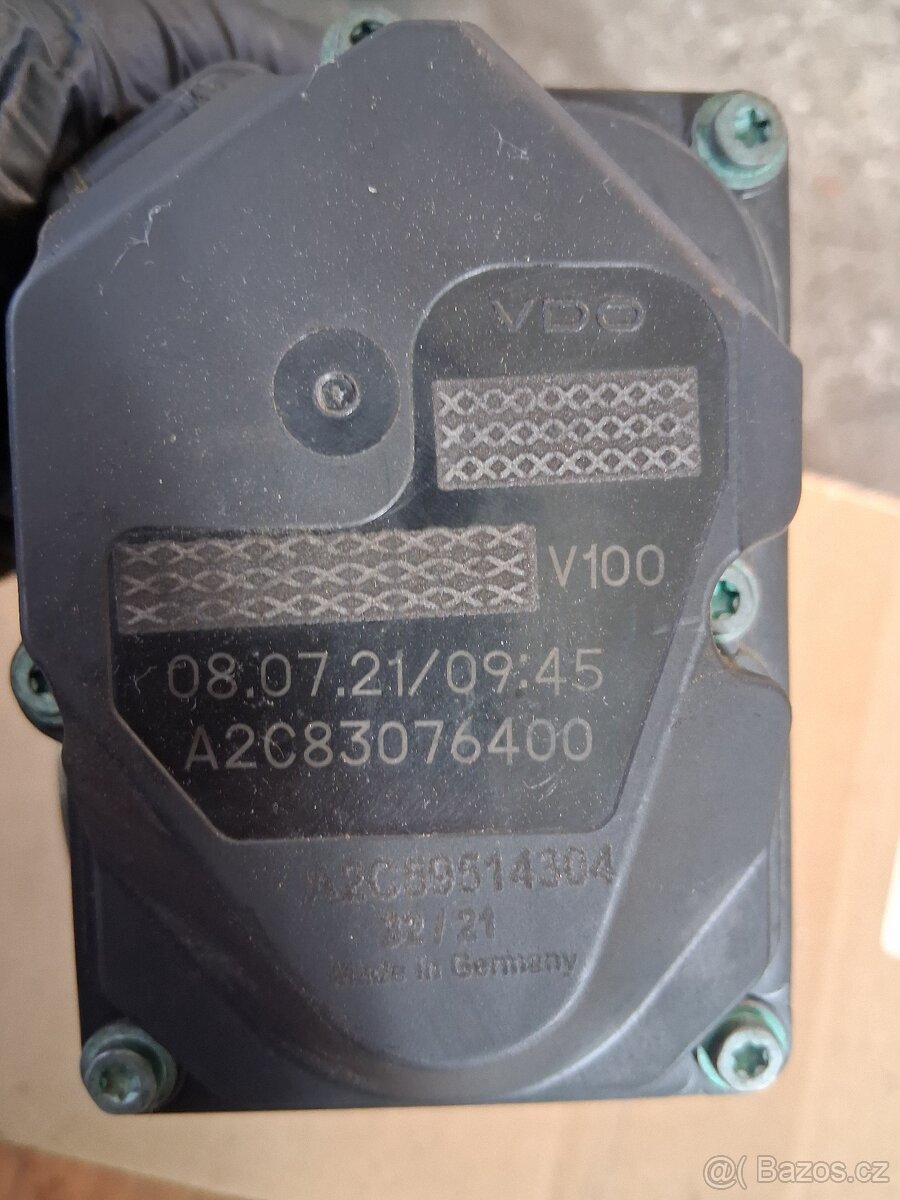 Škrtící klapka A2C83076400 - 2