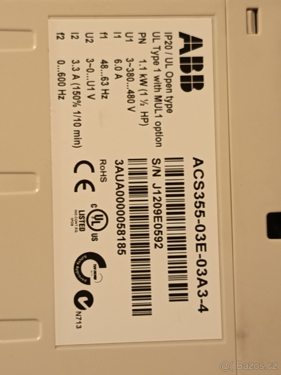 frekvenční měnič ABB ACS355 - 2