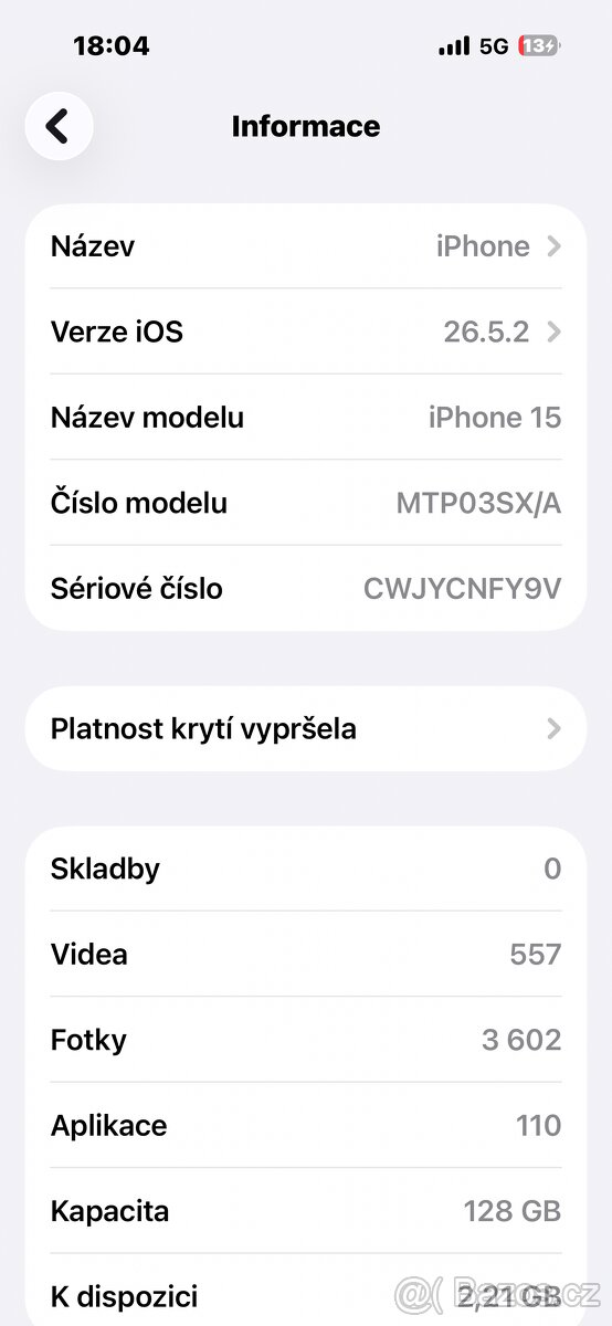 IPhone 15 (128GB - 2