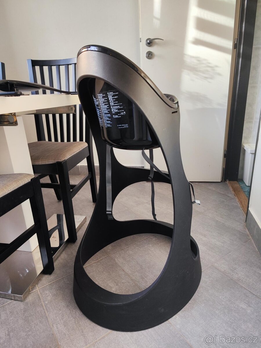 IKEA LEOPARD – designová dětská jídelní židlička, černá - 2
