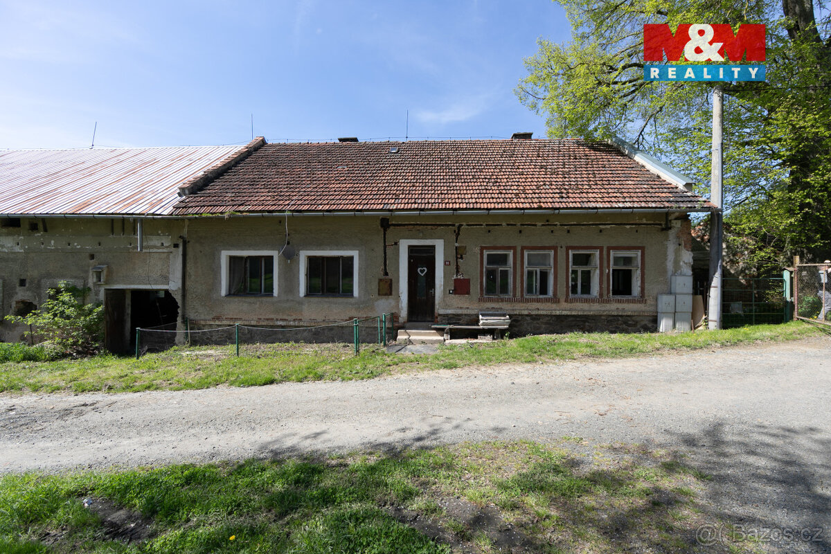Prodej zemědělské usedlosti s pozemkem 14 537m², Mrákov - 2