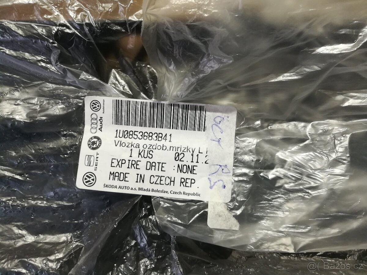 Krytka předního nárazníku Škoda Octavia RS I - levá - 2