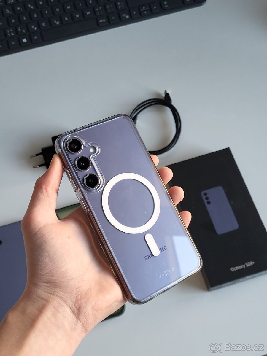 Samsung Galaxy S24+ 12/256 GB Fialový - Top stav - 2