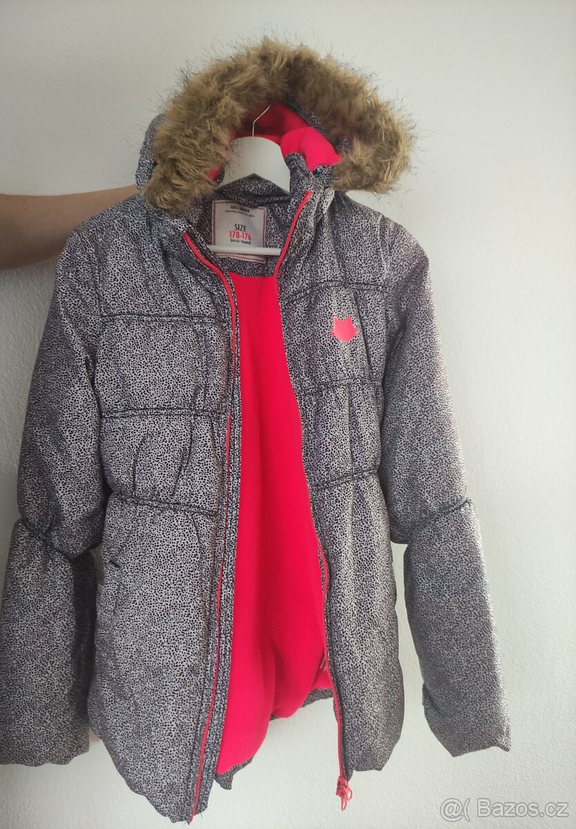 Zimní bunda-vel.S- M,vel.170-176+Zdarma zimní boty - 2