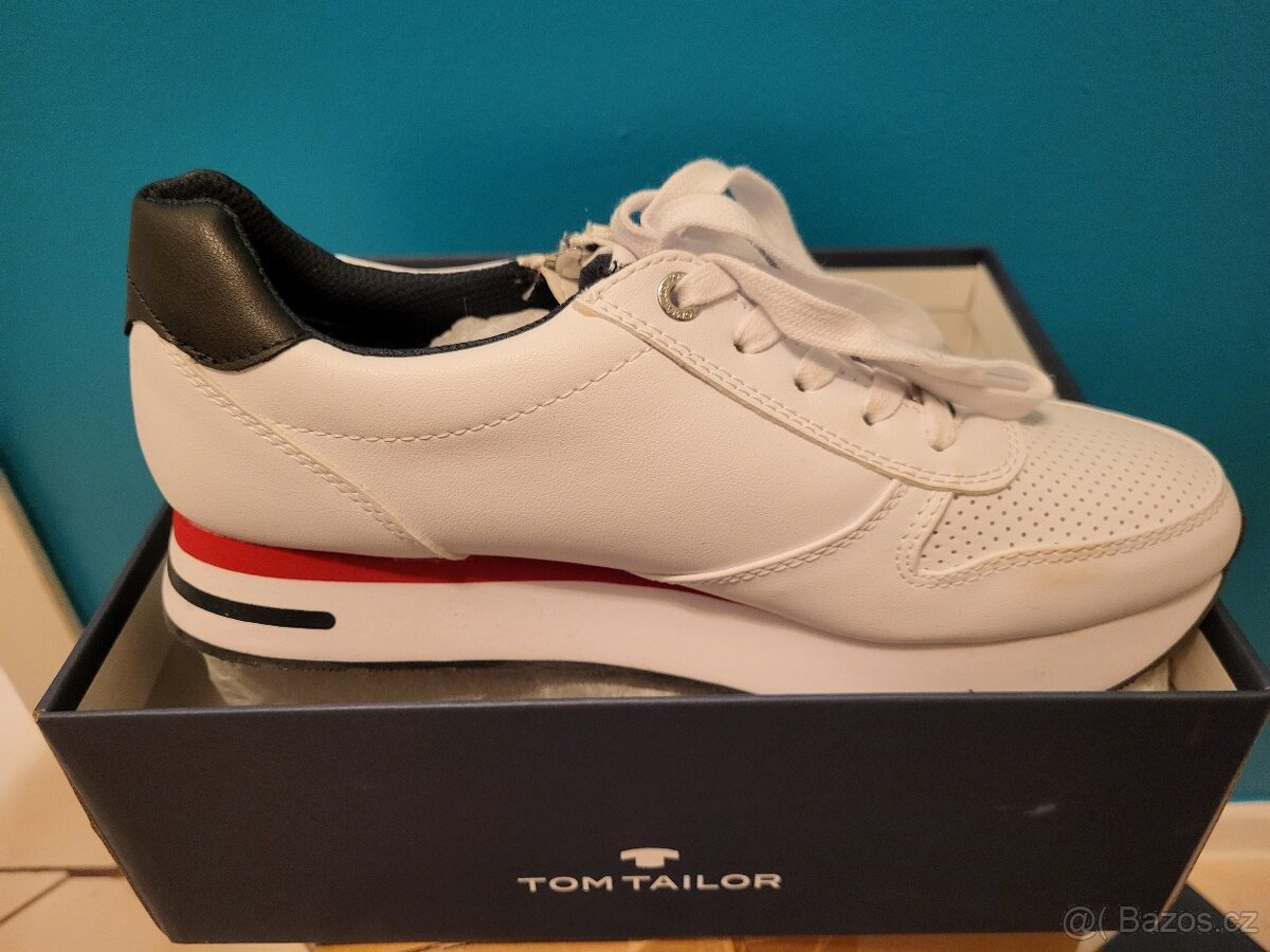 Bílé tenisky Tom Tailor vel.41 - 2