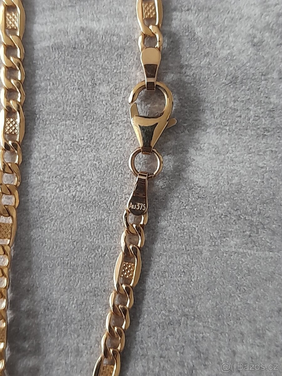 Pánský řetízek au375 9karatu - 2