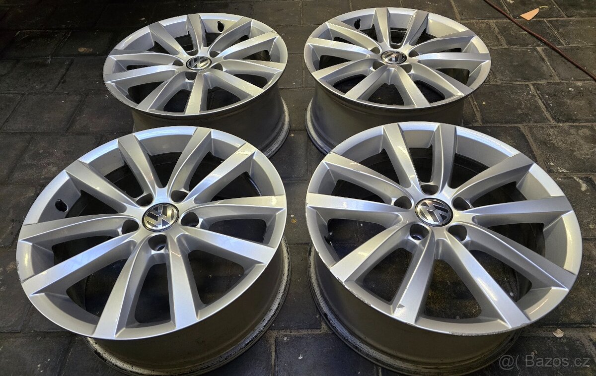 ORIGINÁL VW HLINÍKOVÉ DISKY 5x112 R17 - 2