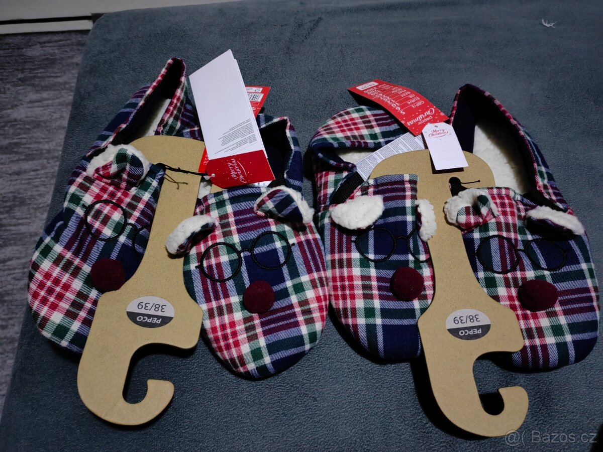 Papuče 38/39 Nové - 2