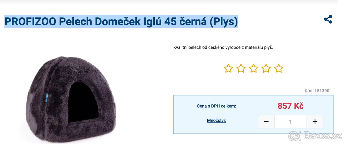 PELECH PRO KOČKY - 2