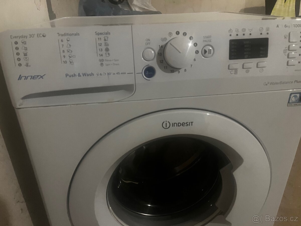 Pračka Indesit Innex BWSA 61052 W EU bílá - 2
