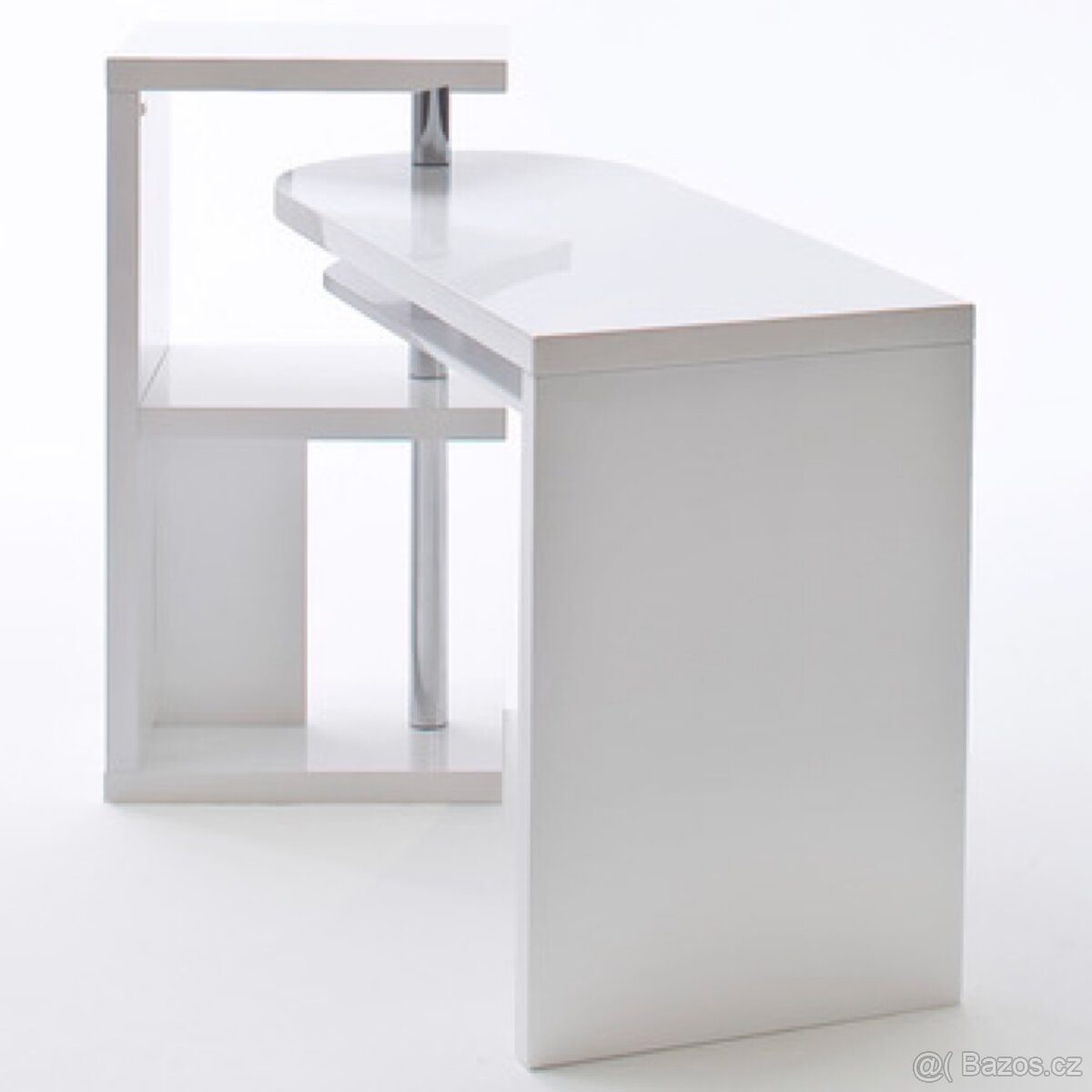 Bílý psací stůl Tape - 2