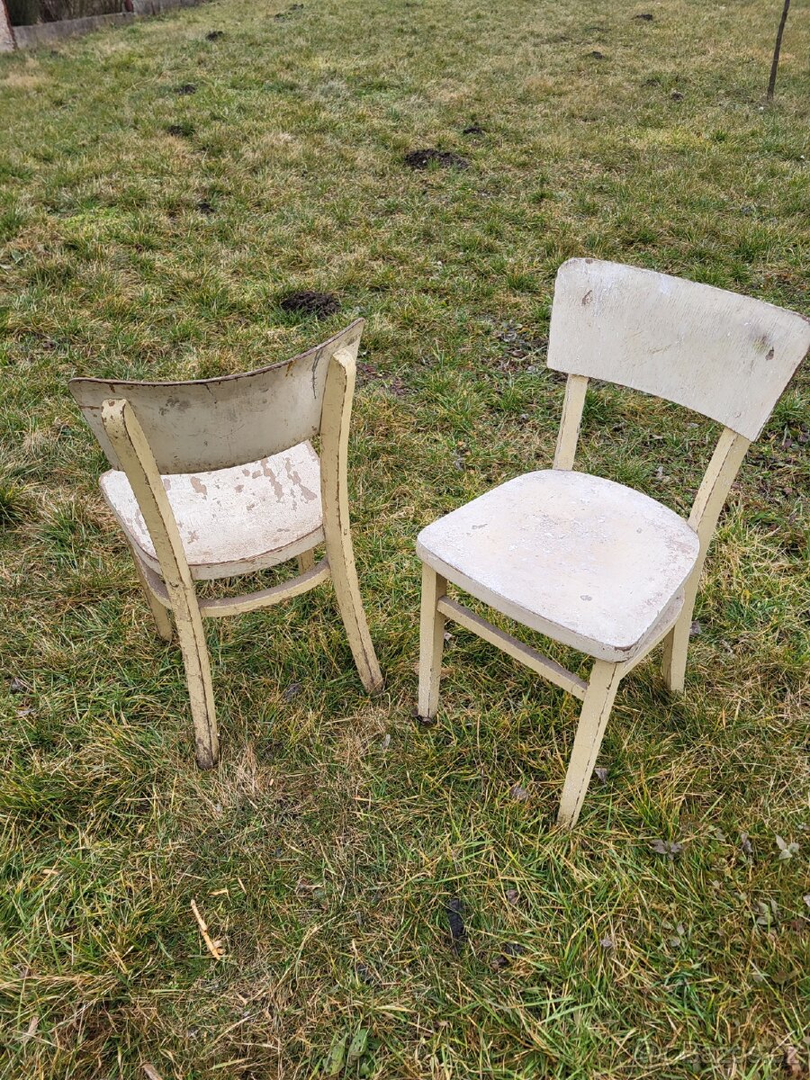Staré židle 2 ks - 2