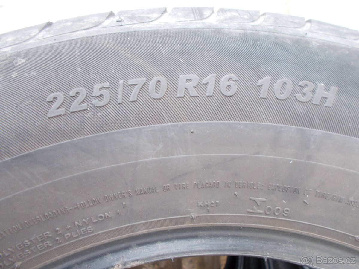 Prodej letní pneu KUMHO 225/70 R16 103H - 2
