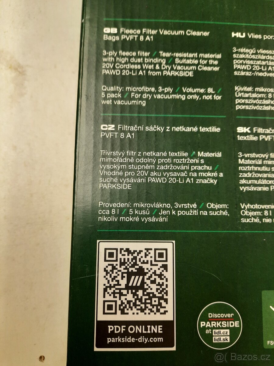 Sacky do vysavače parkside - 2