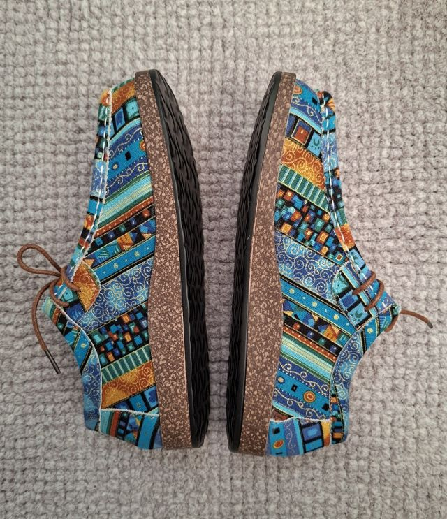 Mokasíny design patchwork č. 40 (fakticky 39) - 2