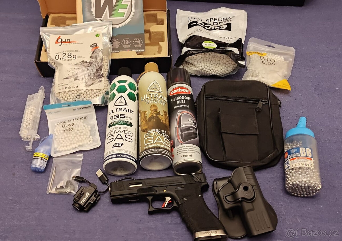 MEGASET Glock 18c WET + příslušenství - 2