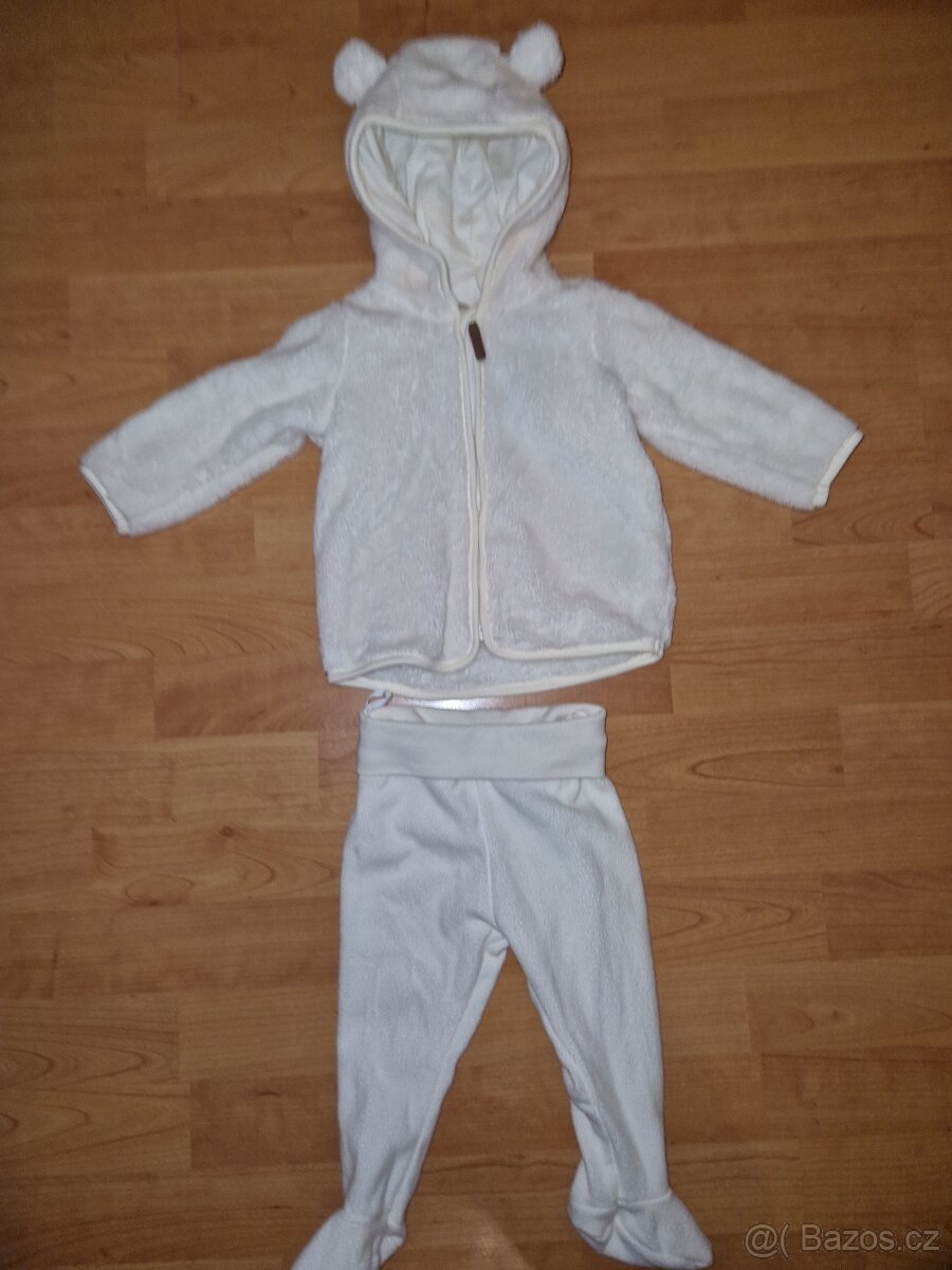 Sametový komplet, kabátek, kalhoty - 2