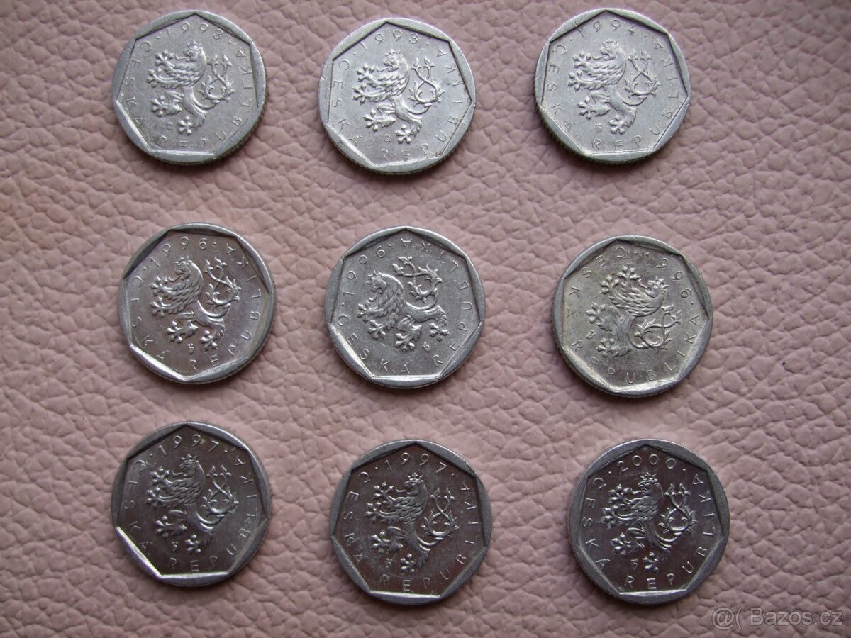 ČESKÉ HALÉŘE 1979 - 2007 - 2