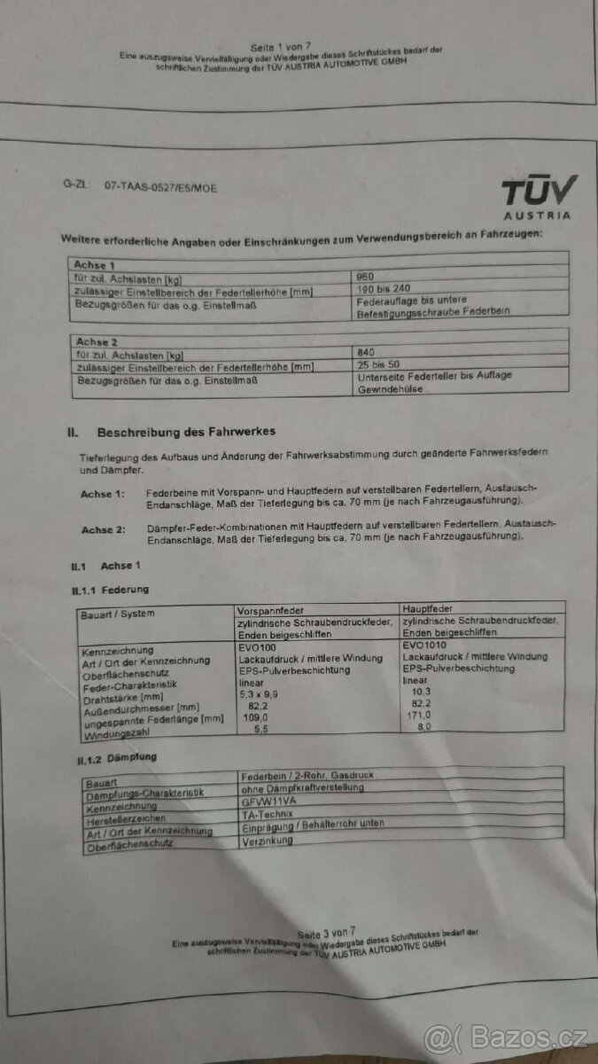 podvozek TA Technix - 2