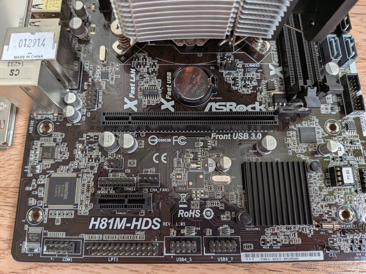ASRock H81M-HDS s CPU i5-4570S - 2